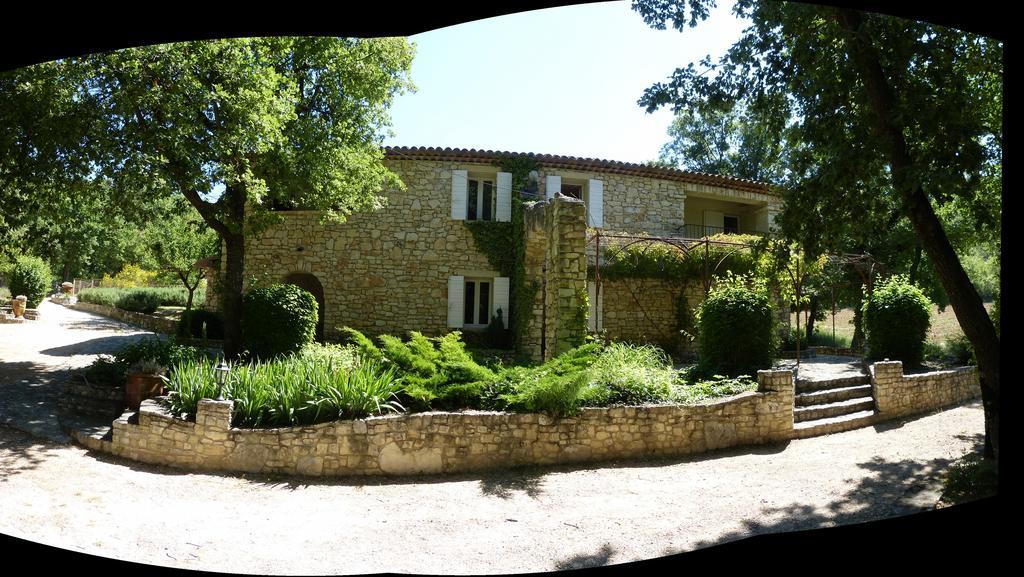 Hotel Lou Caleu Restaurant Le Rocher Des Abeilles Saint-Martin-de-Castillon Exterior foto